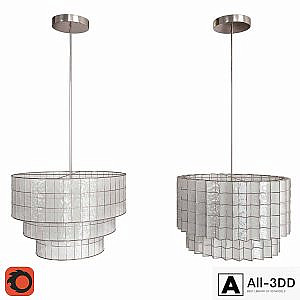 West Elm Capiz Chandelier Set