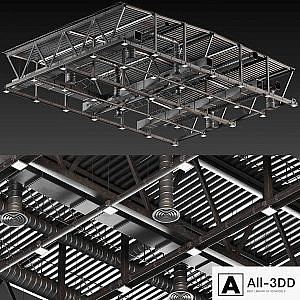 Ceiling Ventilation Black
