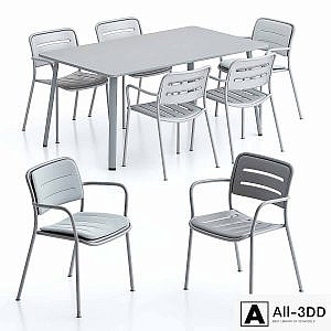 Kettal Village Table and Chair