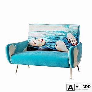 Sofa Seletti Sofa Two Seater Sea Girl