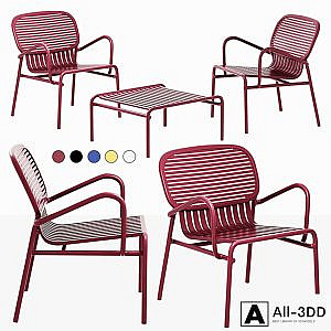 Week-End Outdoor Armchair + Outdoor Coffee Table