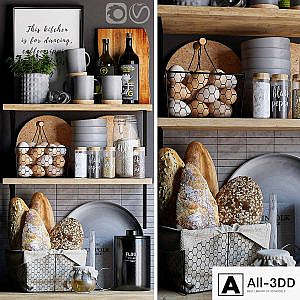 Decorative set for the kitchen 6