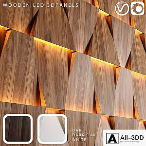 Wooden led panels