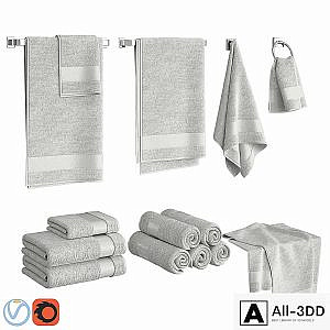 White Towels Set