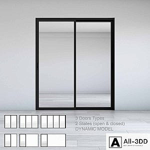 Dynamic Sliding Doors Set 01