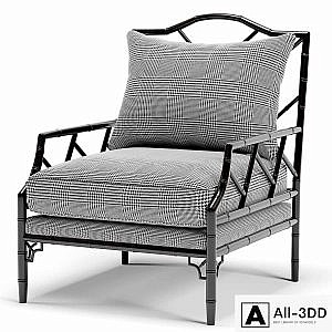 Eichholtz Morgan Dixon Black and white chair