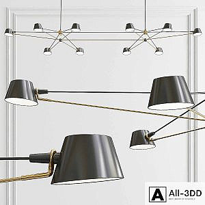 DOUBLE PIVOT CHANDELIER