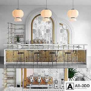 COFFEE SHOP 2 (vray GGX, corona PBR)
