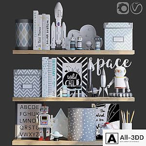 Decorative set for the children's boy