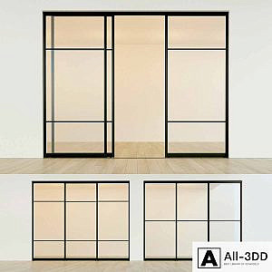 Sliding partition door 17