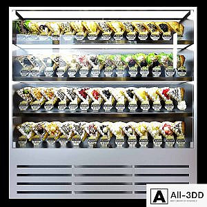 Dessert shelves