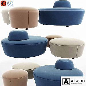 Solar Ottoman Set 02