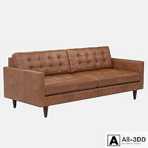 Joybird Eliot Leather Sofa