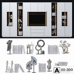 Cabinet with tv area 5
