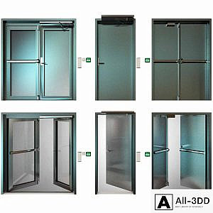 Metal fire doors