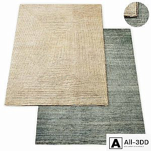 Ellipse Hand-Knotted Wool Rug RH Collection