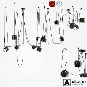 Aim pointed lighting set
