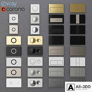 Flush buttons for installing Viega 1