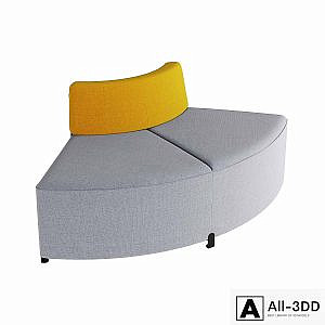 BEND CORNER sofa by actiu