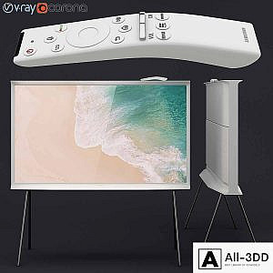 Samsung QLED The Serif TV white