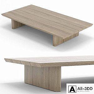 RH Outdoor Baimain coffee table