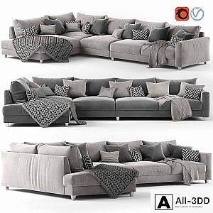 Corner sofa Malte