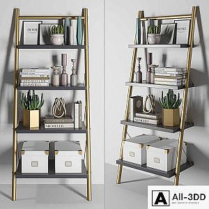 Bookcase Decor Set 1