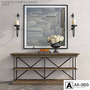 PARISIAN CORNICE CONSOLE TABLE