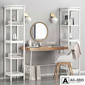 Womens IKEA dressing table and workplace