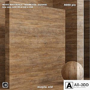 Material wood / maple old (seamless) - set 78