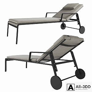 Kettal Park Life Deckchair 11600 pillows