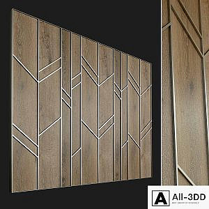 Wall panel made of wood. Decorative wall. 57