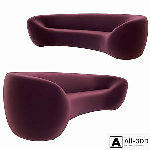 Pierre Paulin Sofa, Big C, Designed 1971