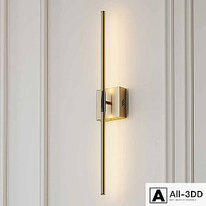 Gallatin Dimmable Gold and Silver Wall Sconce by Orren Ellis
