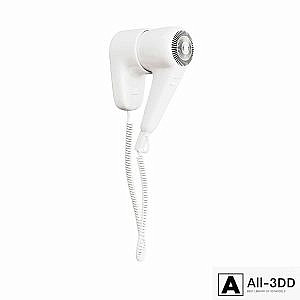 Wall mount hair dryer