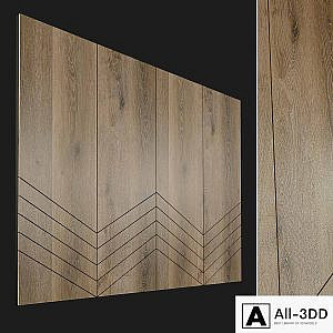 Wall panel made of wood. Decorative wall. 95