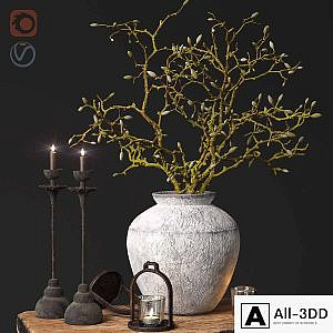 Vintage decorative set