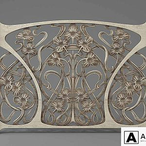 Art Nouveau Radiator Screen