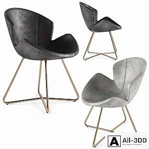 Arketipo VICTORIA Leather chair