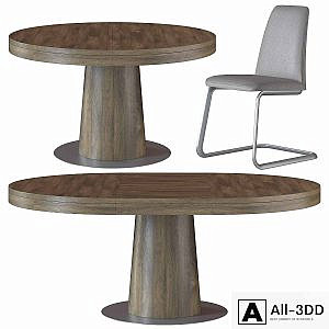 GRANADA Table and BoConcept LAUSANNA Chair