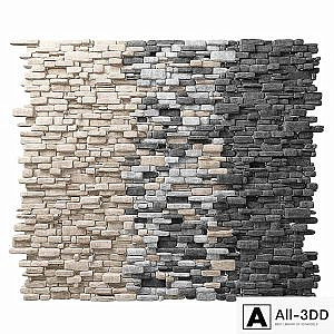 Stone brick for decoration
