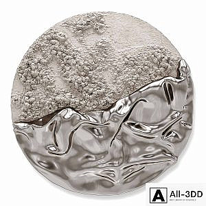 Paola Romano Luna Evolutiva wall art metal plaster