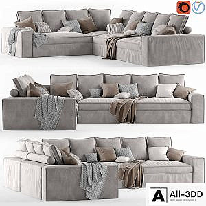 Corner sofa Alberta Salotti Santorini