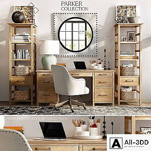 Pottery barn PARKER HOME OFFICE FURNITURE COLLECTION