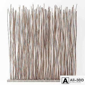 Thin branch planter