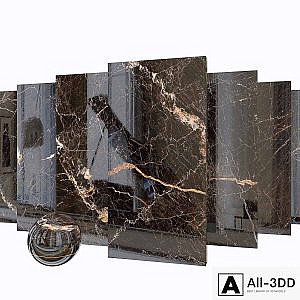 Marble Set Java Brown