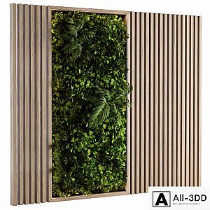 Wooden Vertical Garden - Wall Decor