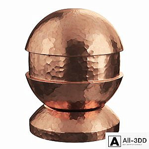 Hammered copper