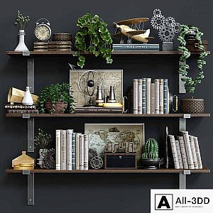 Shelf industrial plank RH