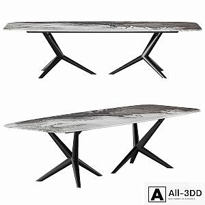 Cattelan Italia Atlantis Crystalart Dining Table